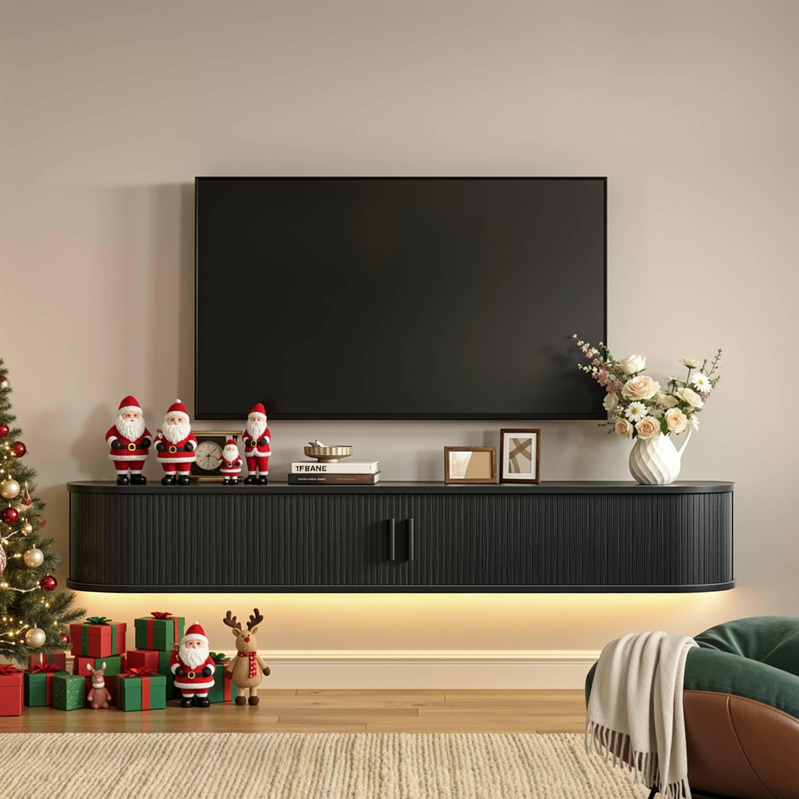 ONBRILL 63 inch Floating TV Stand