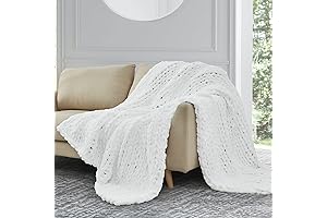 SUNYRISY Luxury Soft Cozy Chenille Throw Blanket