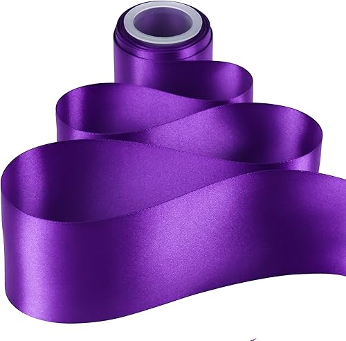 Vista 280 de MEEDEE Orange Satin Ribbon - 1.5 inch Double Faced Satin Ribbon, 50 Yards - Neon Tangerine - For Christmas, Thanksgiving, Halloween, Weddings