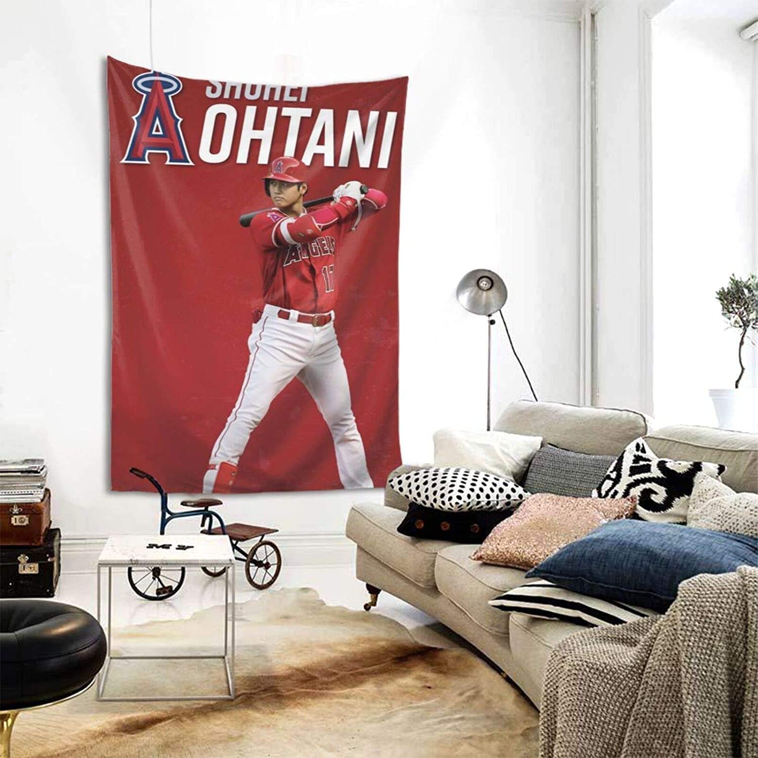 大谷翔平　タペストリー大判 Amazon.co.jp: 大谷翔平 タペストリー ポスター 大判