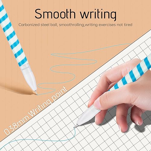 Miniatura 5 de 10 bolígrafos de colores, bonitos bolígrafos para niñas, 10 bolígrafos kawaii, juego de bolígrafos de punta fina para niños, niñas, estudiantes,