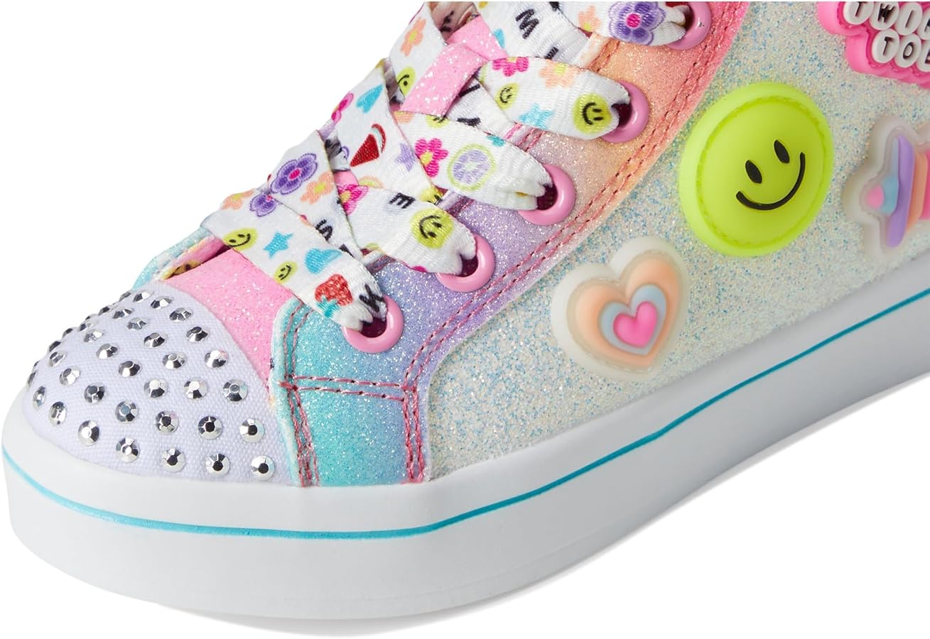Amazon.com | Skechers Kids Girls TWI-Lites 2.0 - Bit of Happiness