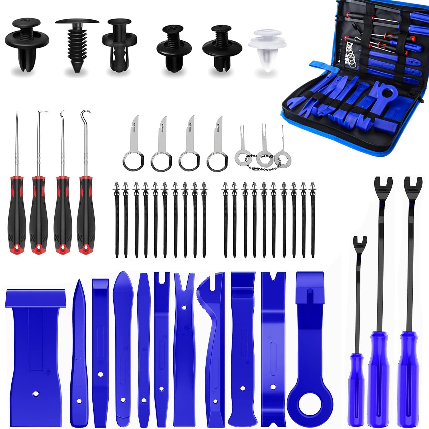 Set di 6 pezzi per la rimozione del pannello 'auto, kit di strumenti