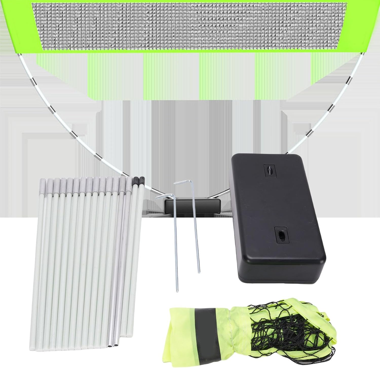 aqxreight Portable Badminton Net Quick Setup Standard Badminton Net with Freestanding Base for Beach Backyard Picnic Orange Ensuring Durability Portable NetInstant Setup