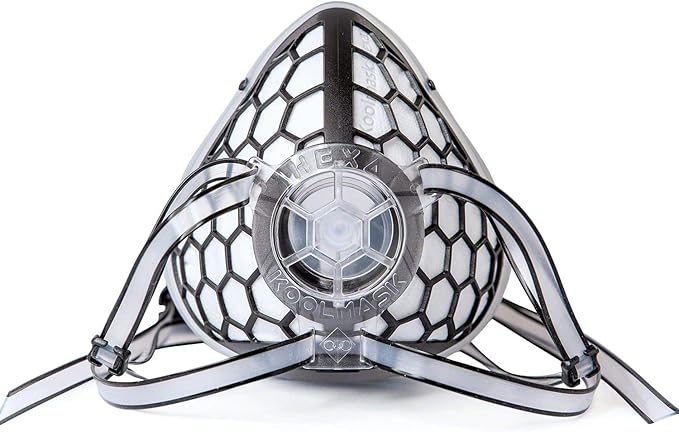 Amazon Qurra Koolmask 電動マスク ファン 2基 送風 5層フィルター Usb モーター 暑くなりにくい 空気量 4段階調節 男女兼用 3r Systems ブラック Qurra 布マスク