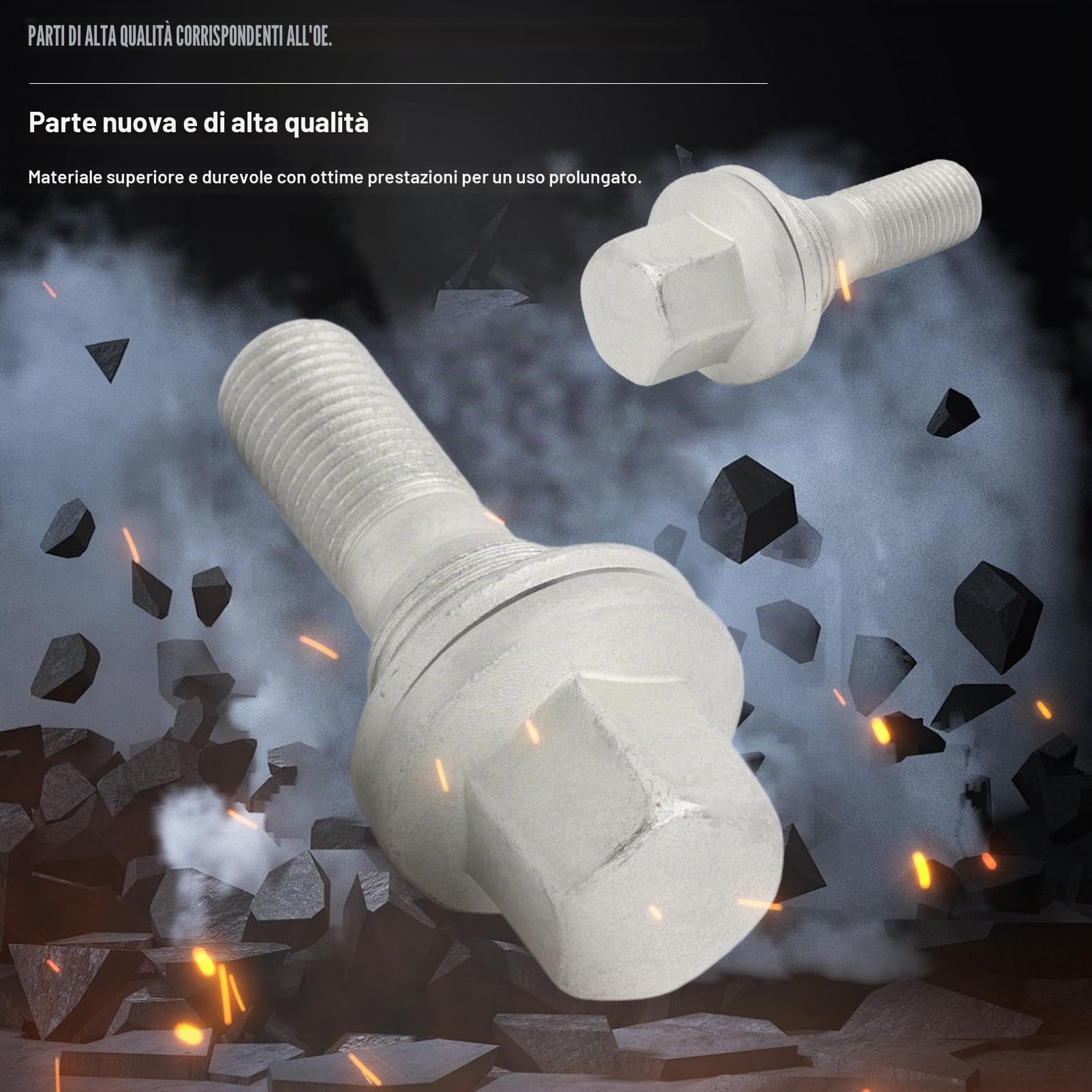 16 pezzi M12 x 1,25 Bulloni per ruote per C3 206 307 308 540567