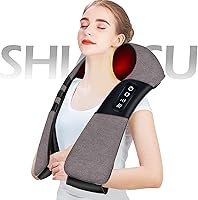 Vista 2 de Massagers for Neck and Back Pain Relief,Great Gifts for WomenMenDadMom Birthday,Shiatsu Shoulder Foot Massager with Heat,Deep Tissue Massage Pillow