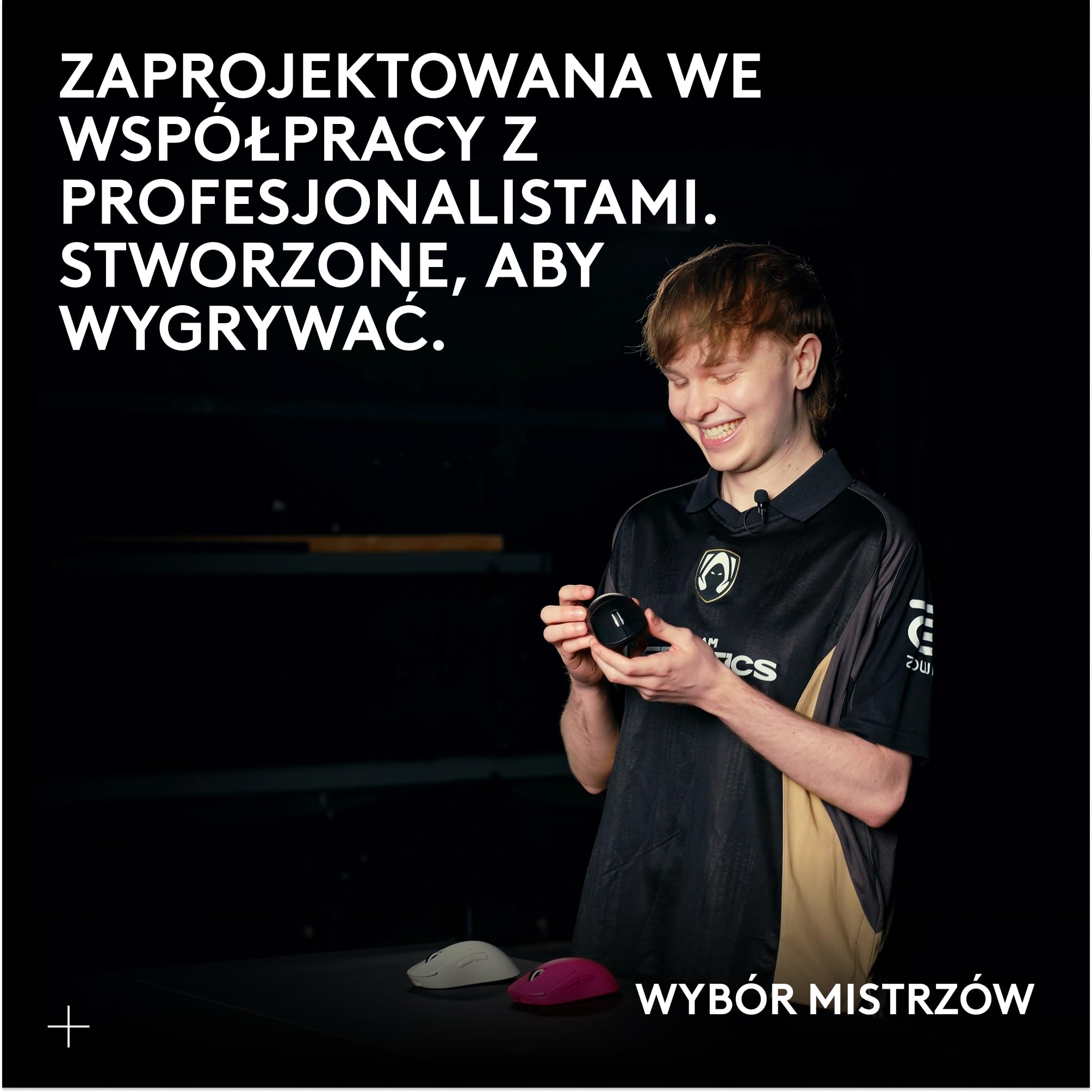 Bezprzewodowa mysz do gier Logitech G PRO X SUPERLIGHT 2 DEX LIGHTSPEED, lekka mysz klasy profesjonalnej o wadze 60 g, z 5 programowalnymi przyciskami, ładowaniem przez USB-C