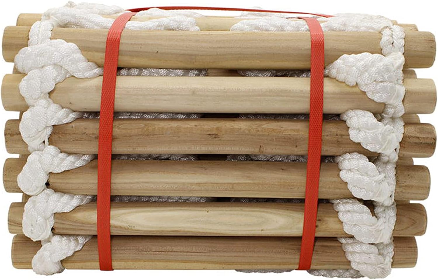 Rope Ladder,Safety Ladder,Wooden Rope Ladder Sports Rope Swing Climbing- Playground Hanging Ladder for Swing Set/5M/16.4Ft