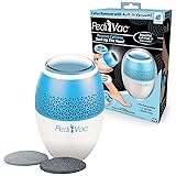 Electric Callus Remover  Built-In Vacuum Sucks Up Shavings,Gently Removes Calluses & Dry Skin in Seconds, Mess-Free, Spins at 2000 RPMs, LED Light, 2 Speed Settings, 35x 25