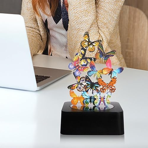 Miniatura 6 de Juguetes de escritorio para oficina para adultos, diseño de mariposas magnéticas, decoración de escritorio para mujer
