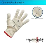 Safety Work Gloves, 24 PCS Premium Cotton Working Gloves, Reusable Washable Seamless Knit Glove with Elastic String