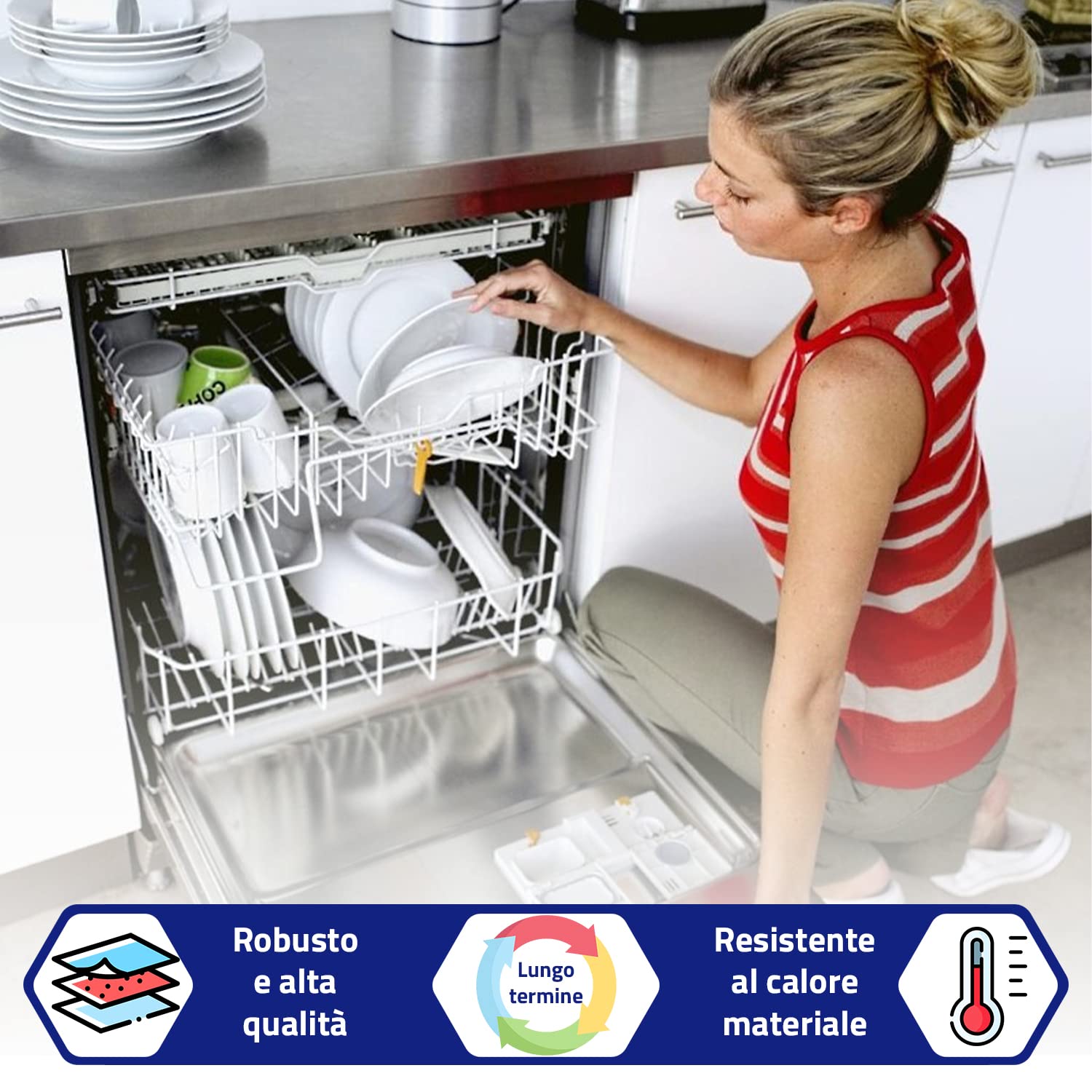 Cuscinetti Di Fissaggio Cestello Inferiore - Lavastoviglie - BOSCH - 1664248713411122873 - Foto 3