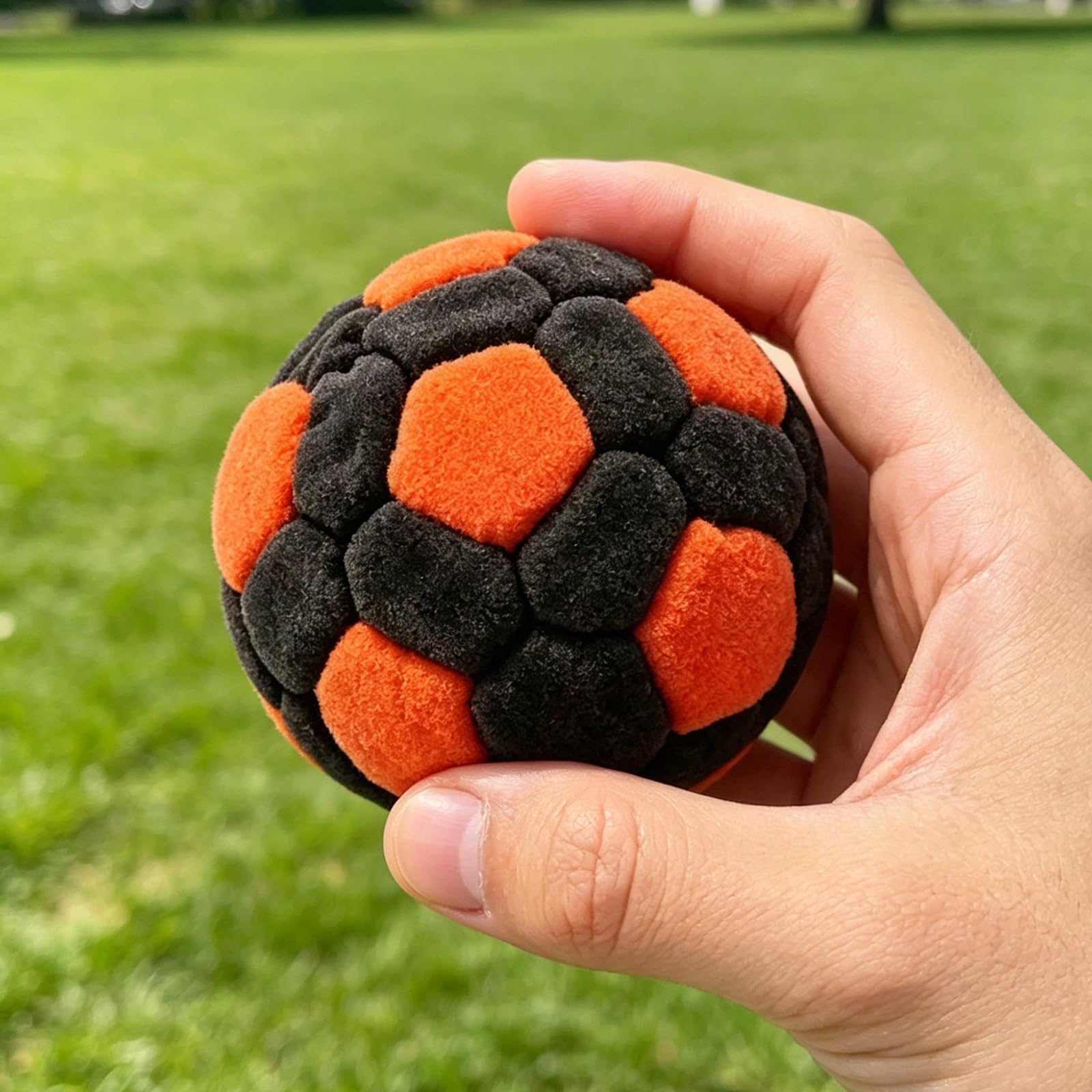 Pelotas de Fútbol de Felpa Portátil Set 6 Juguetes Clipser para Niños Mejorar la Coordinación Mano Ojo Juegos al Aire Libre