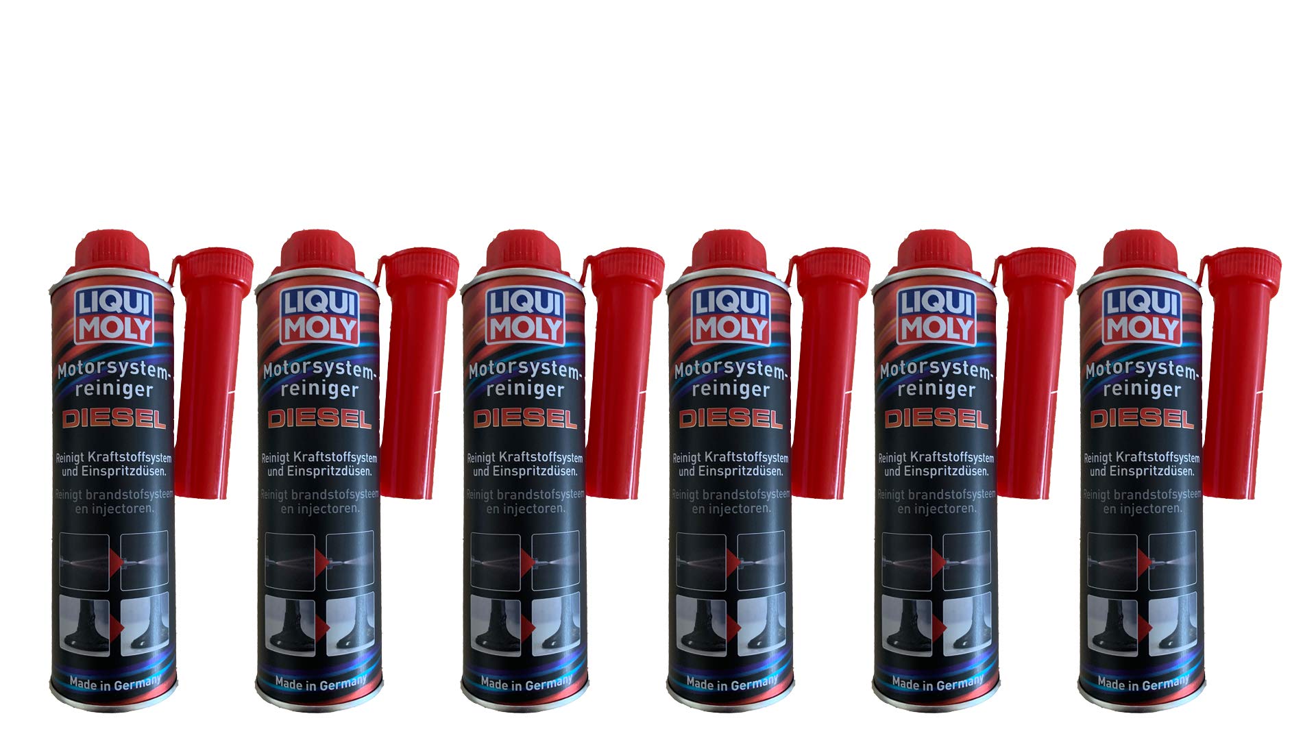 8x LIQUI MOLY 5128 Motor-System-Reiniger Diesel Additiv 300ml