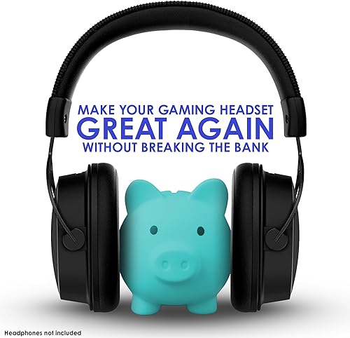 Miniatura 2 de Almohadillas Cloud Alpha de alta calidad compatibles con auriculares Kingston HyperX Cloud Alpha HyperX Cloud Flight y HyperX Cloud Stinger. Cuero