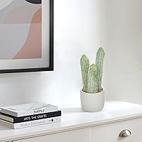 Vista 2 de DILATATA Cactus artificial de 9.8 pies para el hogar, jardín, oficina, decoración de inauguración de la casa