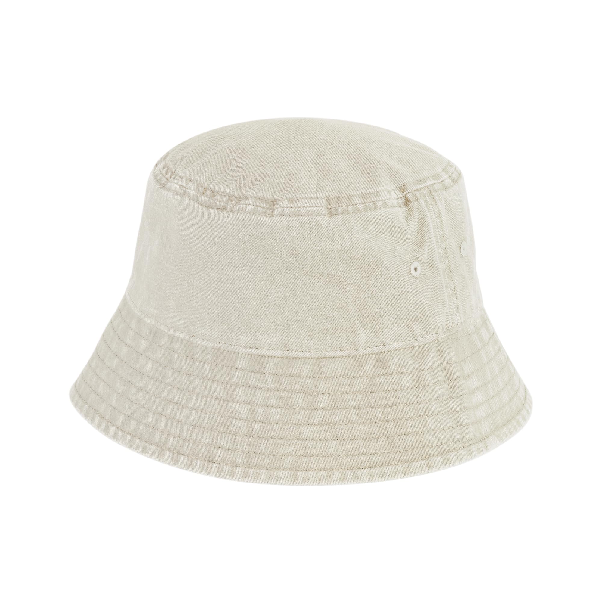 Beechfield Junior Vintage Bucket Hat - Vintage Sand - M/L