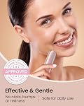 Facial Hair Remover for Women, Painless Electric Face Shaver with 2 Replacement Heads, Rechargeable & Portable Face Razor, Removes Peach Fuzz on Upper Lip, Chin & Face, Smooth Skin Gift for Women