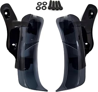 ABS Fairing Windshield Side Wings, Dark Blue