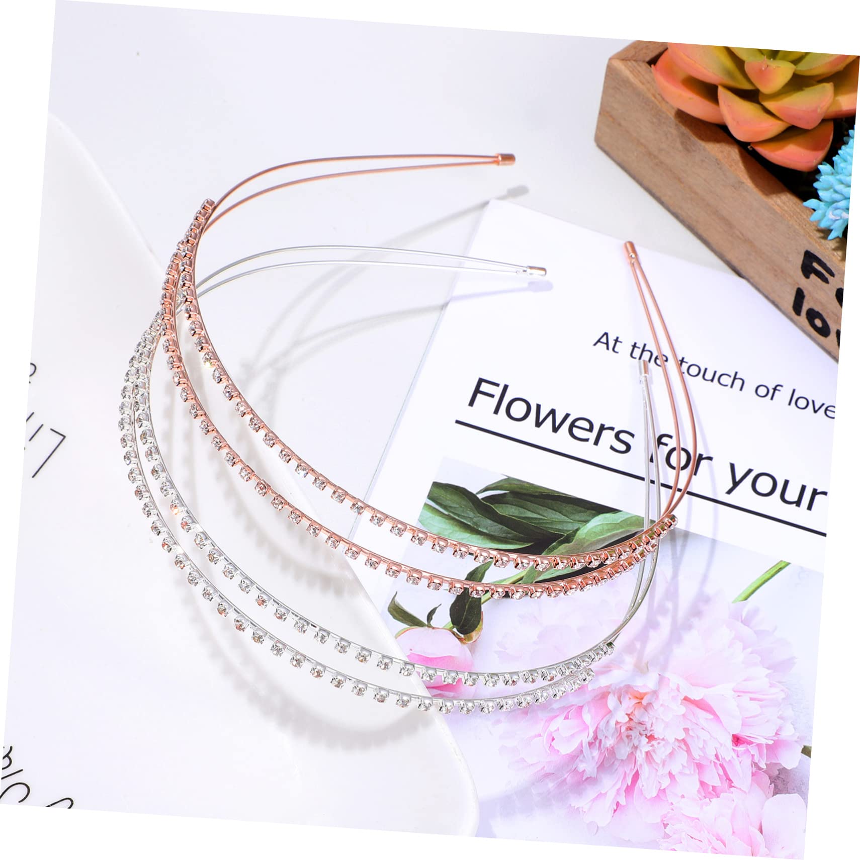 FRCOLOR 5 Juegos de Diademas con de Imitación para Mujer Diademas con Clip para Mujer Accesorio de Moda para Niña 4 Unidades X 5
