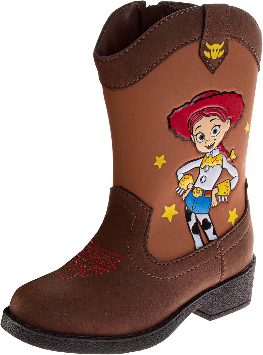 Disney Boy's Toy Story Western Boots Woody Jessie the Yodeling Cowgirl Boot Classic Ranch Western Shoes (Toddler-Little Kid)
