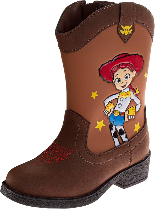 Disney Boy's Toy Story Western Boots Woody Jessie the Yodeling Cowgirl Boot Classic Ranch Western Shoes (Toddler-Little Kid)