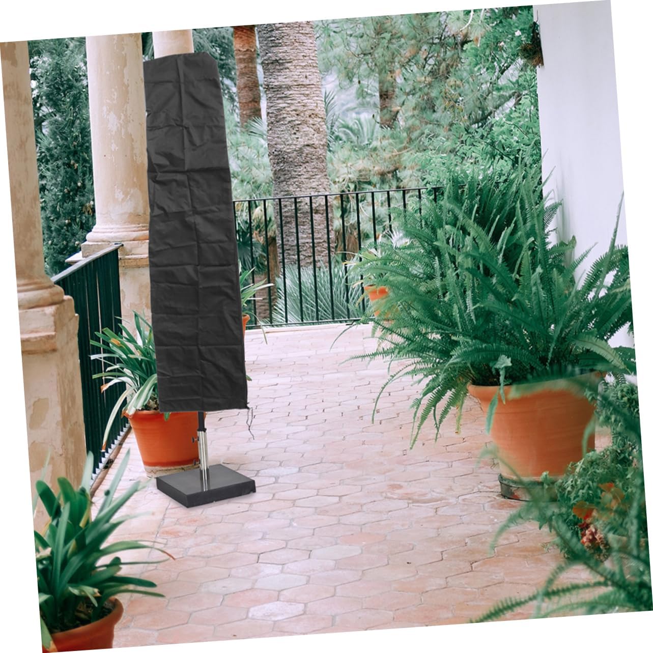 Totority 4pcs Parasol Cover Oxford Cloth Umbrella Protector for Outdoor Use Fits up Umbrellas All Weather for Patio Garden and Market