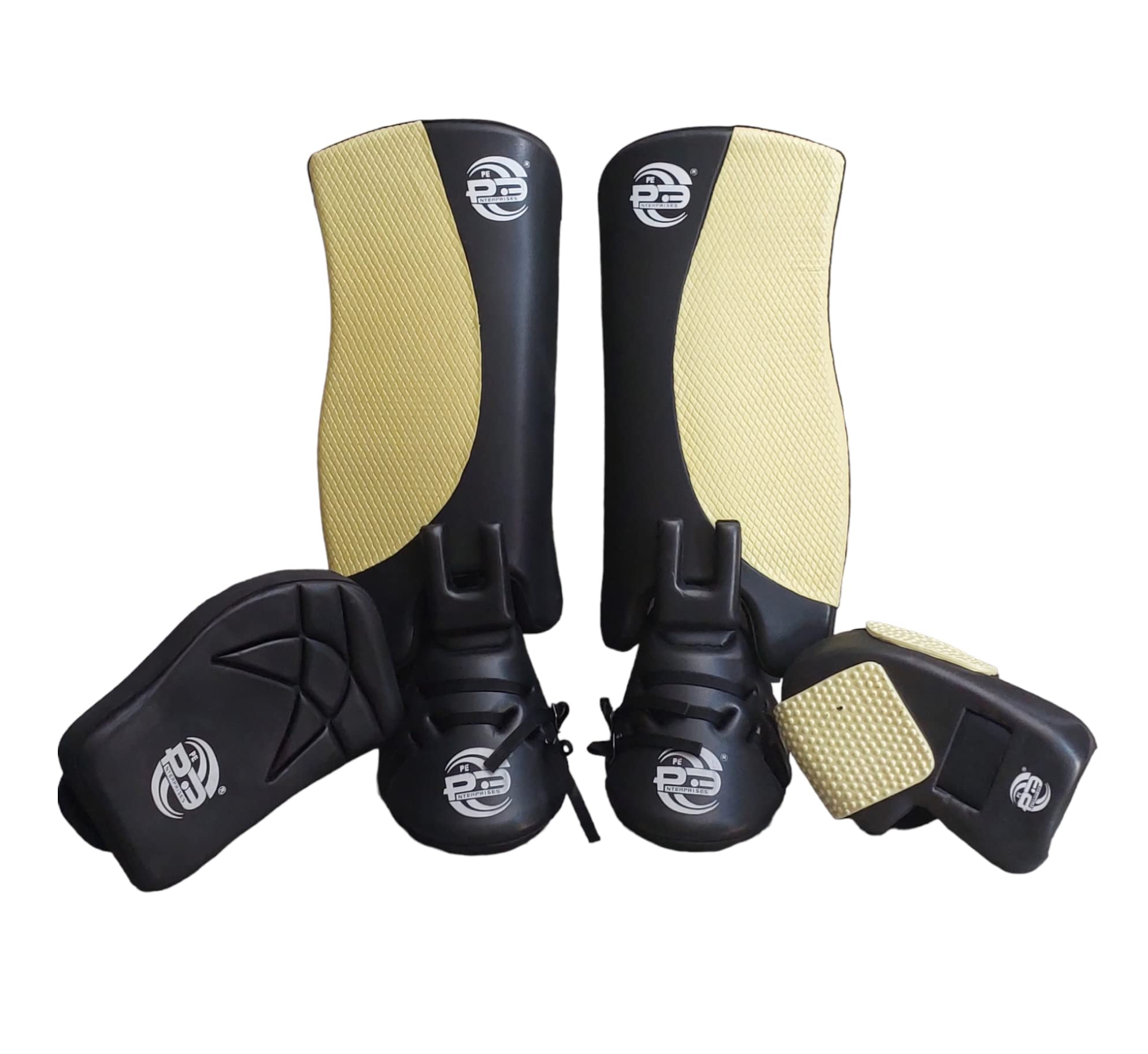 PE Hockey Leg Guard,kikker,Glove Hockey Goalkeeper Leg Guard (Black)-image-17
