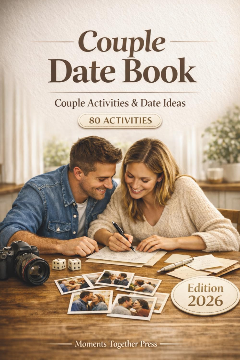 Couple Date Book - Couple Activities & Date Ideas: Valentine Gifts for Couples, Anniversary Gifts & Cute Couple Gifts