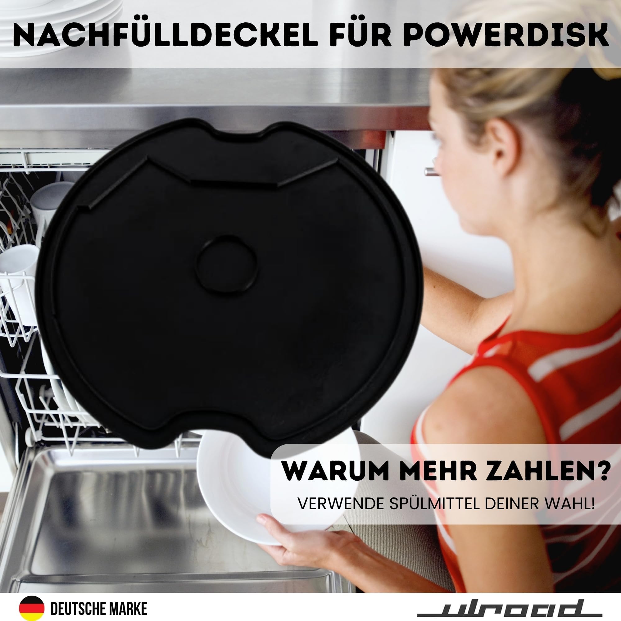 Ersatzteil passend für Miele Powerdisk - Nachfüll Deckel - macht Einheit AutoDos wiederbefüllbar nachfüllen Spülmittel Geschirrspüler Geschirrspülmaschine Zubehör