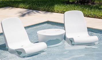 Tenjam Freelo in Pool Lounge Chair for Sun Shelf, Pool Chairs and Lounger for Tanning Ledge that Support up to 11" of Water Depth Made to Order