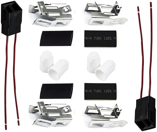 Paquete de 2 bloques de terminales ERR117 para enchufe de estufa de estufa eléctrica para receptáculo Whirlpool Kenmore Kit de receptáculo de estufa