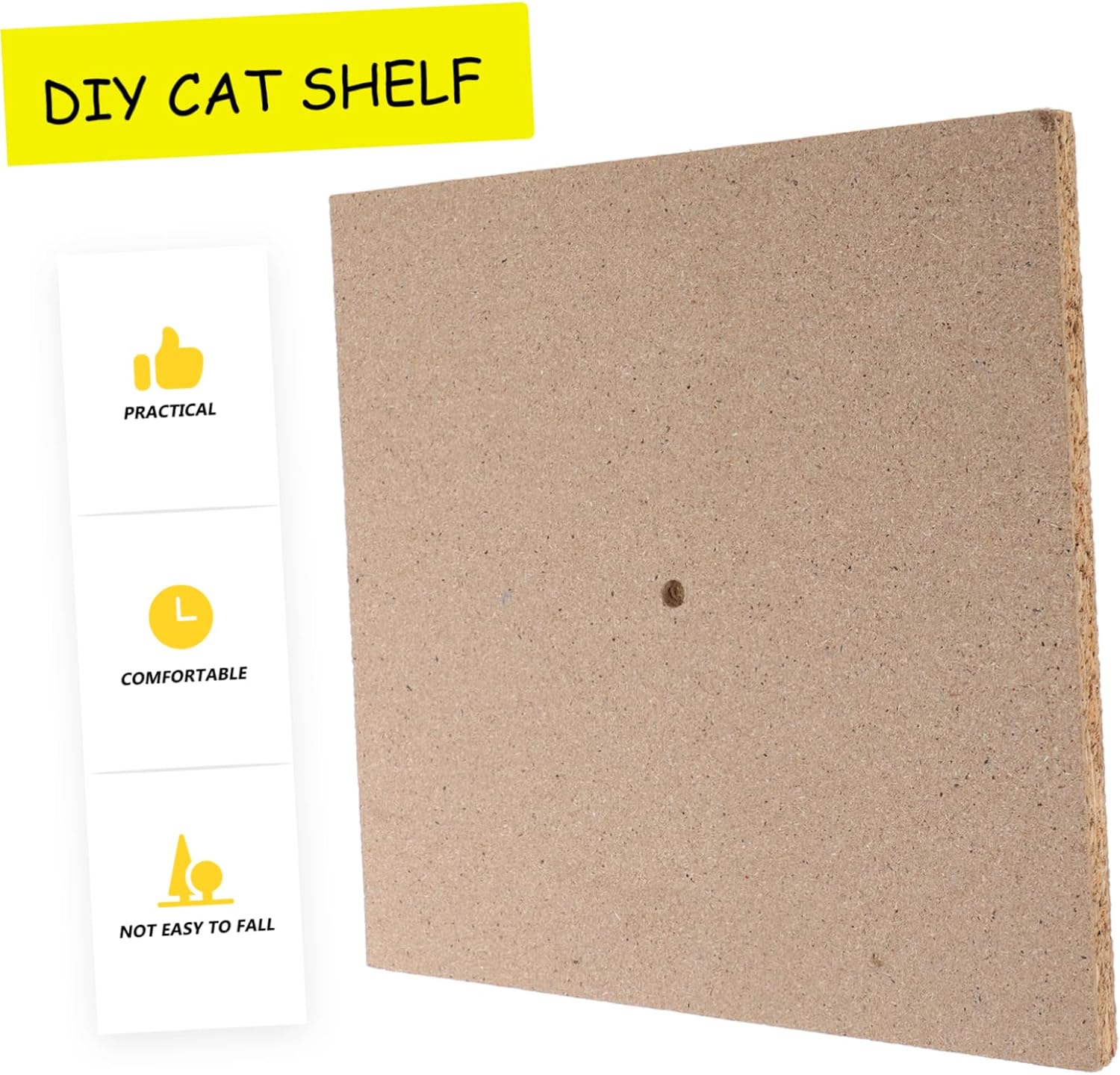 Toyvian Wear-Resistant Cat Platform Board for Household Cat Trees Sturdy Chipboard Scratching Post Accessory Easy Installation