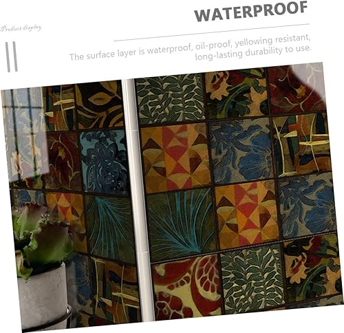 Miniatura 4 de Uonlytech 40 calcomanías de pared Adesivos para Pared De Wall Protector Pegatinas Vintage Azulejos Pegatinas Pegatinas Adhesivos Azulejos Adhesivos