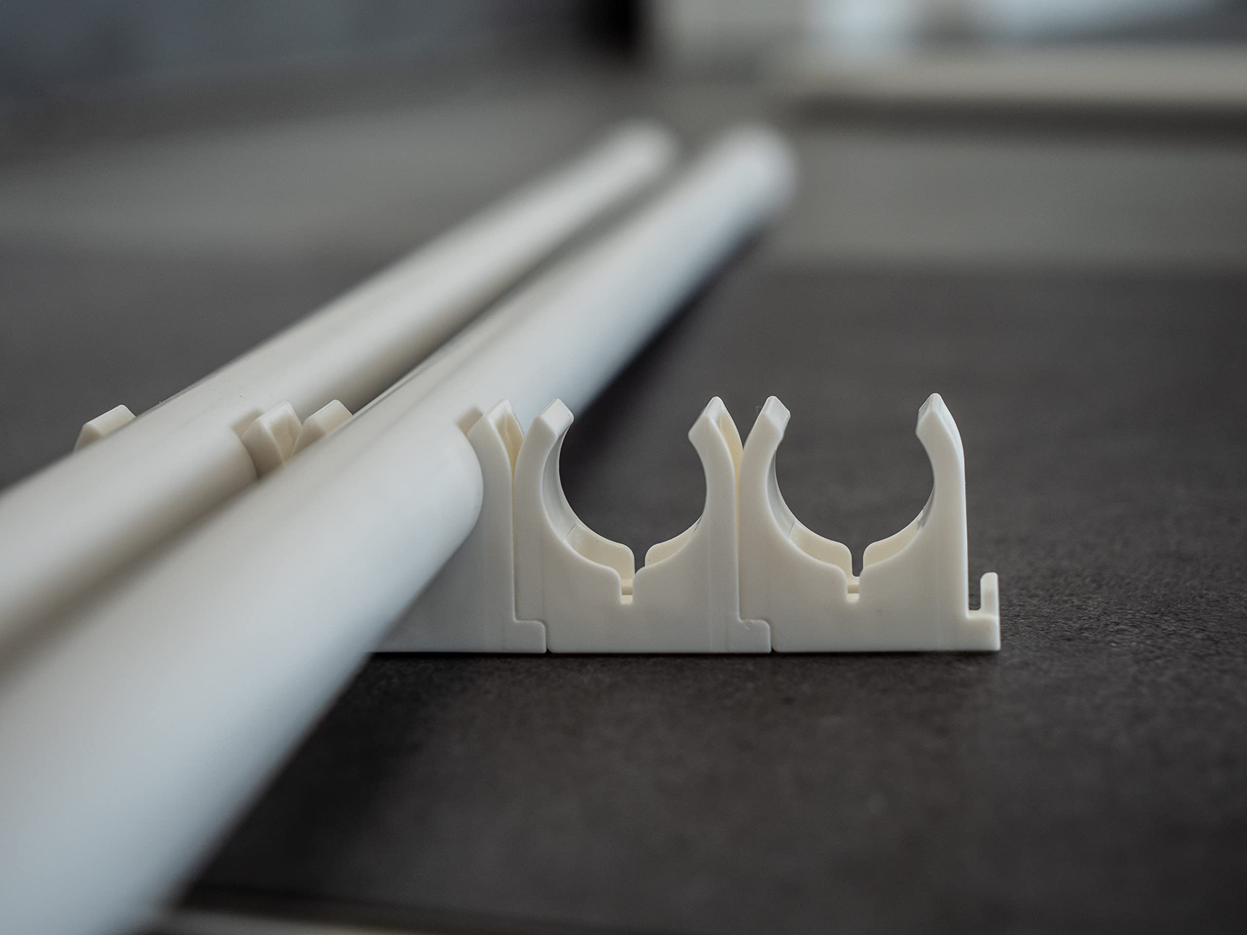 Pipe Clip 20 mm White Set of 30, diameter 20mm 30 St - Image 3