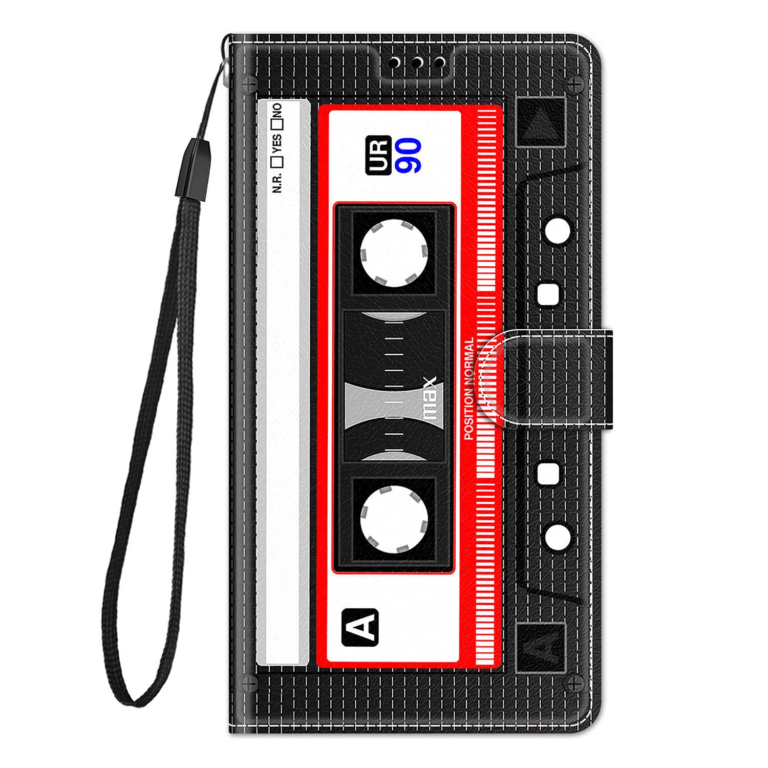 Custodia Flip Con Portafoglio Shantime Per Xiaomi Redmi Note 7 / Note 7 Pro / Note 7S - Cover Protettiva In Tessuto Oxford E Pelle PU, Chiusura Magnetica, 3 Slot Per Carte E Tasca Contanti, Funzione Cavalletto - 2