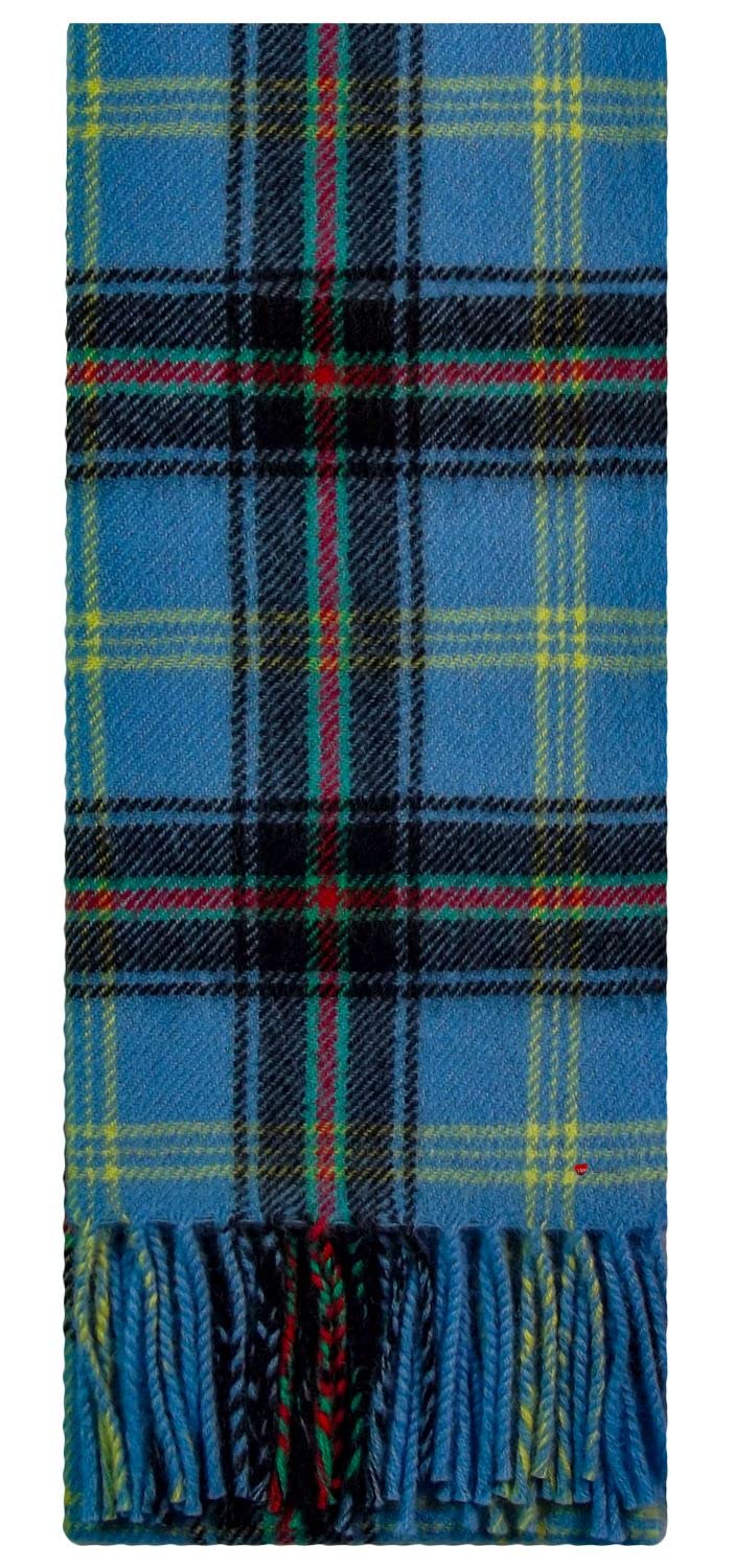 I LUV LTD Bell of the Borders Modern Tartan Plaid 100% Lambswool Clan Scarf Made in Scotland