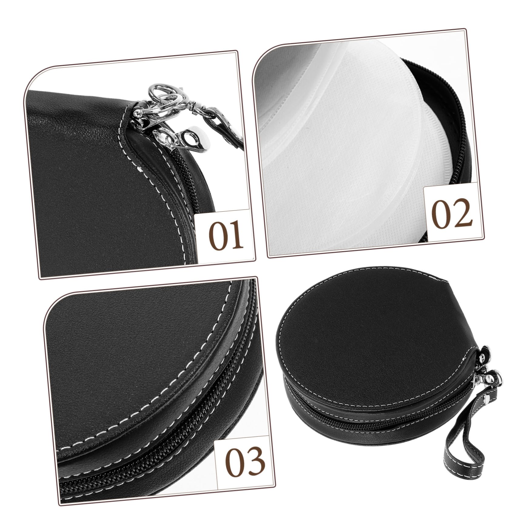 ULTECHNOVO 5 Stück Auto CD Paket CD Hülle Für Auto DVD Hülle CD Hülle Halter CD Organizer CD Geldbörse Reise CD Hülle DVD Tasche CD Halter CD Aufbewahrungstasche CD Tasche CD