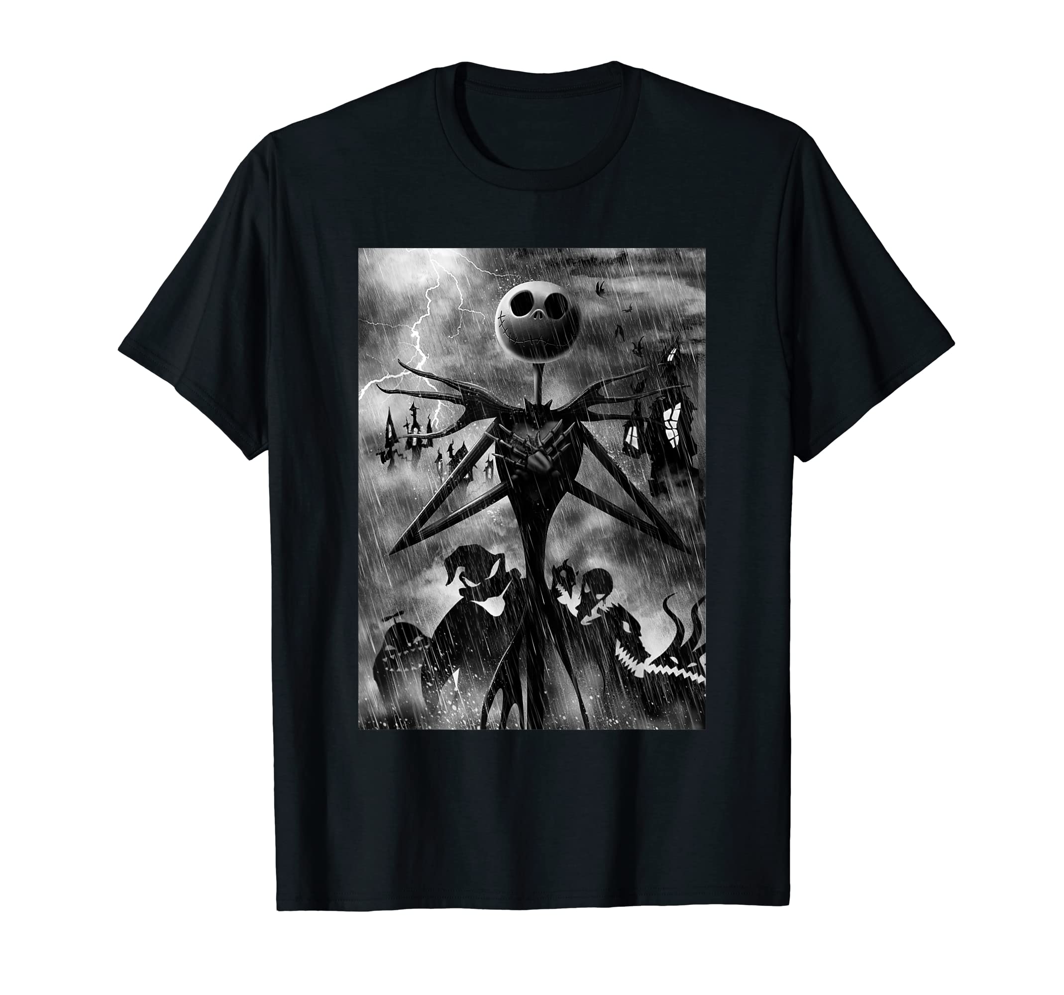 DisneyThe Nightmare Before Christmas Jack Skellington Rain T-ShirtOEKO-TEX STANDARD 100