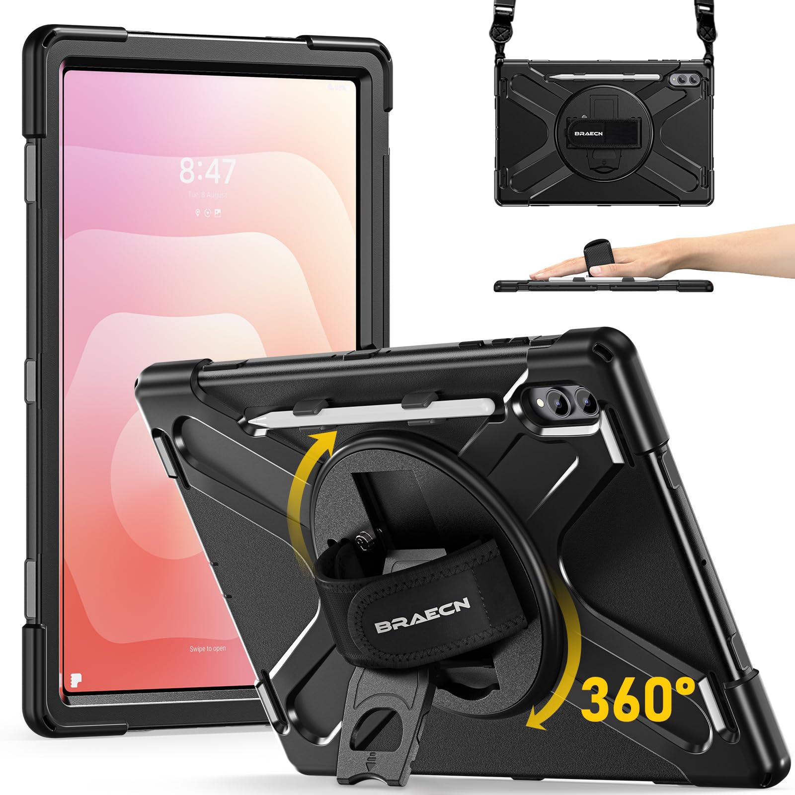 BRAECN Case for Samsung Galaxy Tab S12/ S11 Ultra 14.6 inch 2026/2025