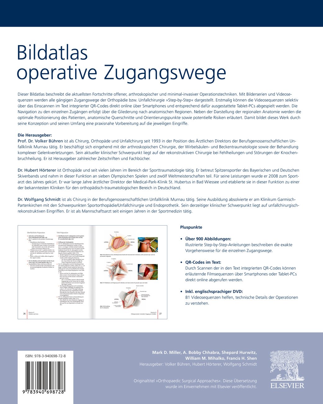 Bildatlas operative Zugangswege: Orthopädie | Unfallchirurgie (inkl. englischsprachiger DVD)
