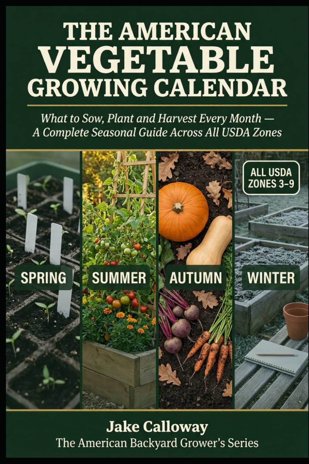 The American Vegetable Growing Calendar: What to Sow, Plant and Harvest Every Month — The Complete Seasonal Guide for US Backyard Growers Across All USDA Zones (The American Backyard Grower's Series)