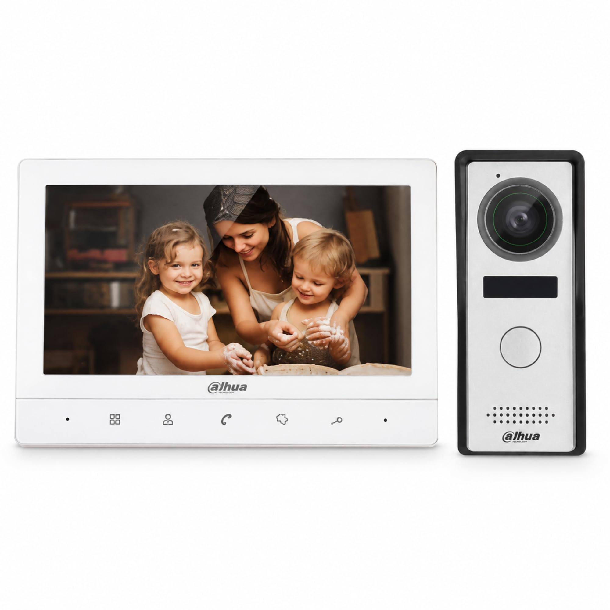 4-Wire Video Intercom Kit, Analog Video Door Phone with Colour Monitor, Plug & Play, Two-Way Audio, Door Unlock & Analog Camera Integration for Home and Villa-image-19