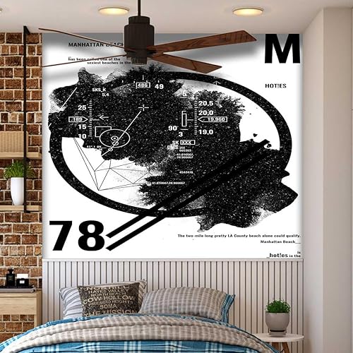 Miniatura 2 de Papel tapiz retro para póster con diseño de letras, papel tapiz para cocina, sala de juegos, diseño moderno de 78.7 pulgadas de ancho x 78.7