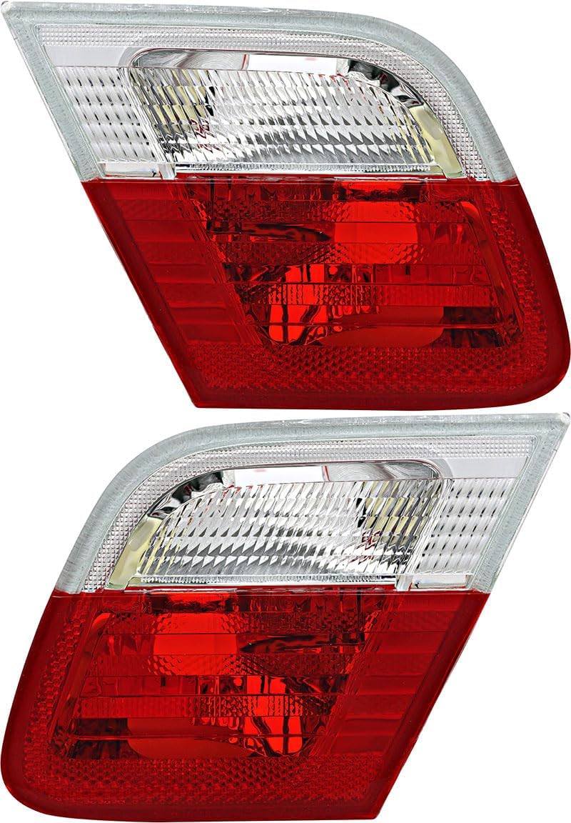 For BMW 3 Series Coupe/Convertible Inner Tail Lights Lamps Set 1999 2000 2001 2002 2003 Driver and Passenger Side