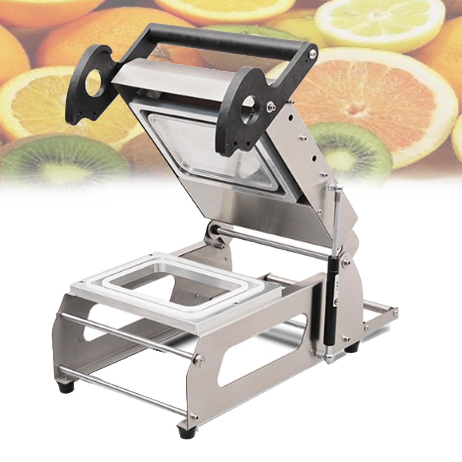MáQuina Envasadora De Alimentos A PresióN Manual para Cajas De Comida para Llevar, Selladora TéRmica Manual para Bandejas De SáNdwiches, para Alimentos Cocinados como Filetes 18 * 13cm