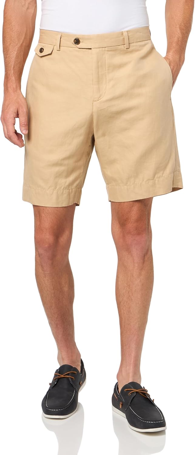 Brooks Brothers Men's Cbt Ml Linen Cotton Short