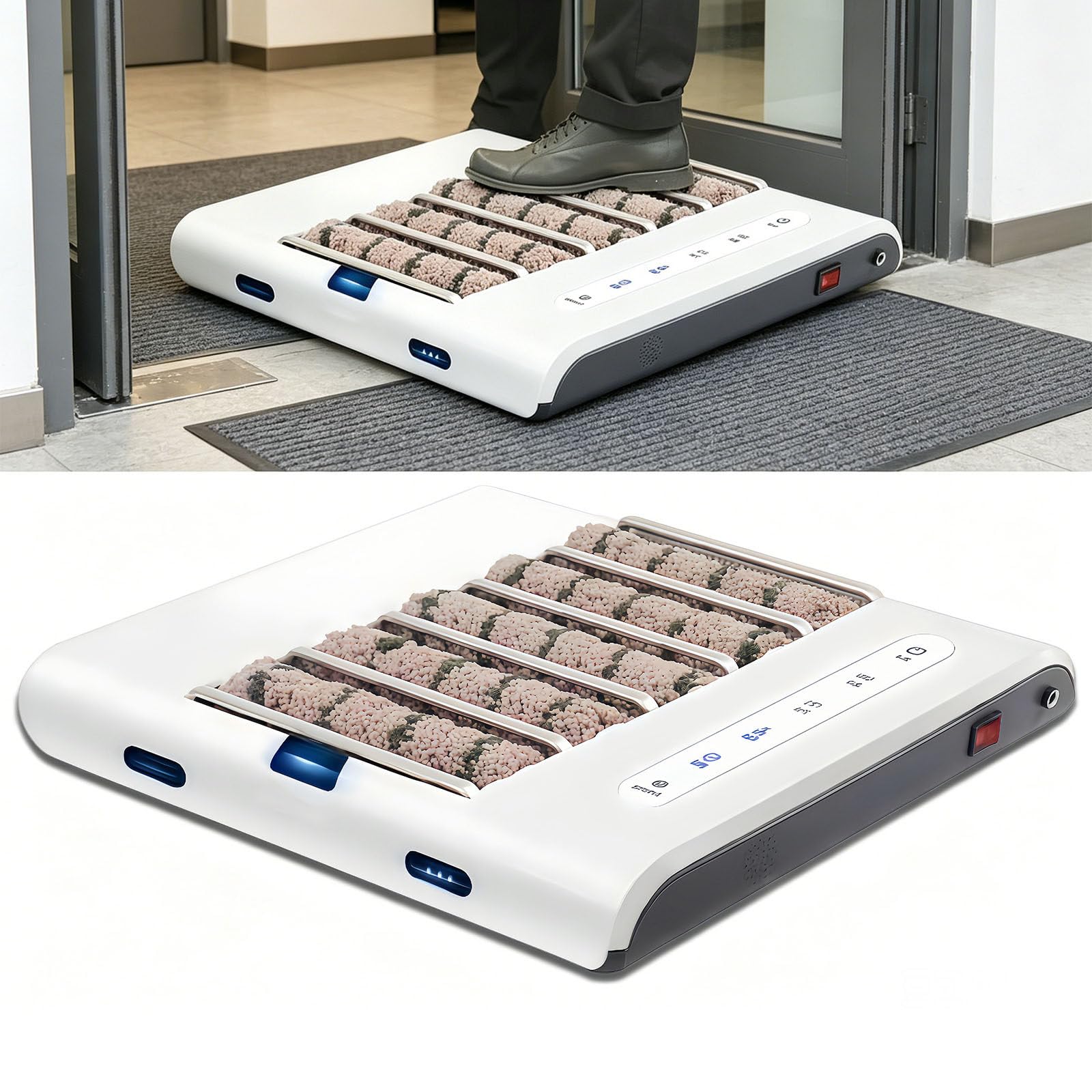 Nettoyeur de semelles automatique avec induction et brossage à l'eau intelligent pour chaussures