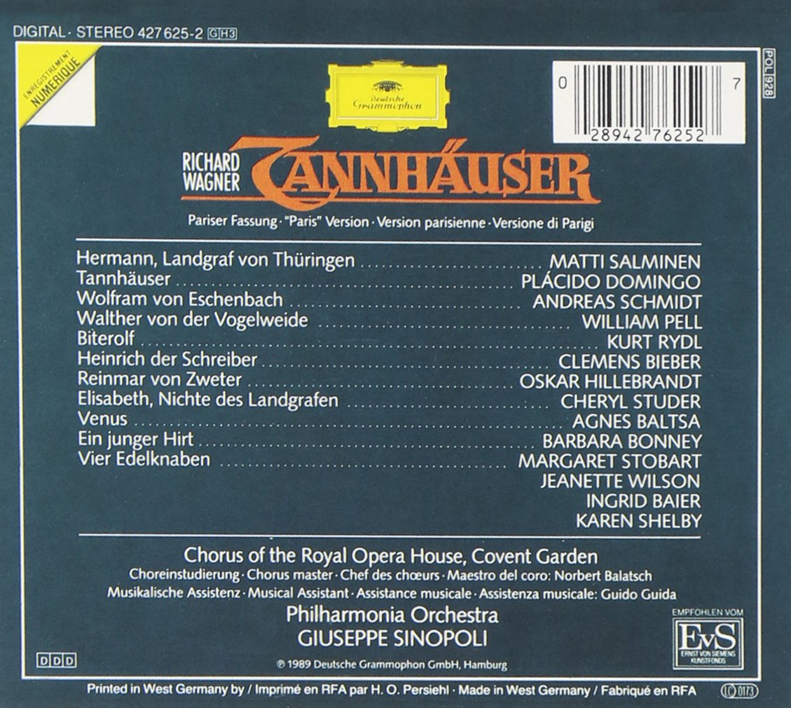 Tannhauser-Comp Opera